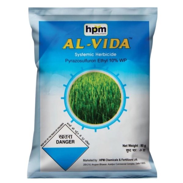 HPM Al-Vida Pyrazosulfuron Ethyl 10% WP Herbicide , Effective for the Control of Various Weed on Paddy